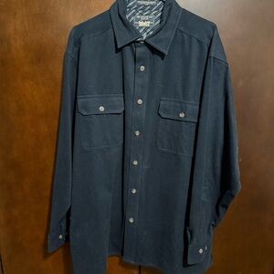 Levi Strauss Lined Chamois Shirt Jacket Relaxed Fit Mens L